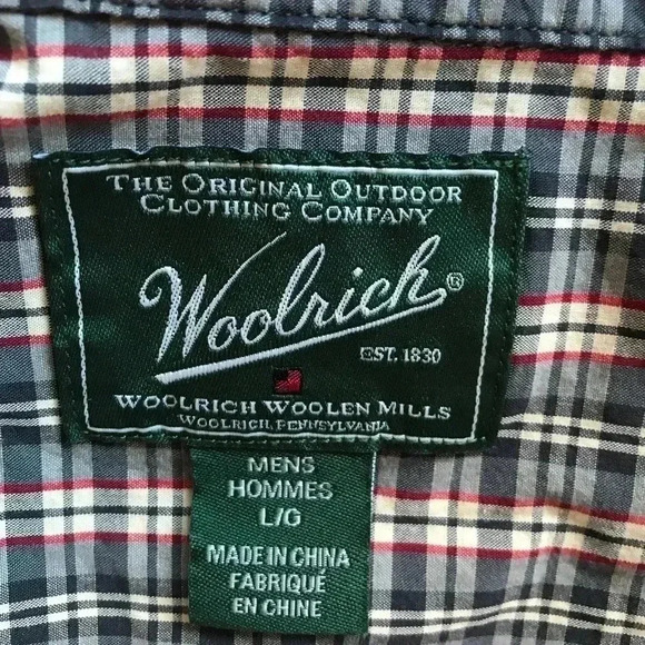 Woolrich roll-sleeve plaid button down - Picture 3 of 8